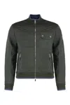 Moorer Corbin Zip-up Quilted Jacket In Green