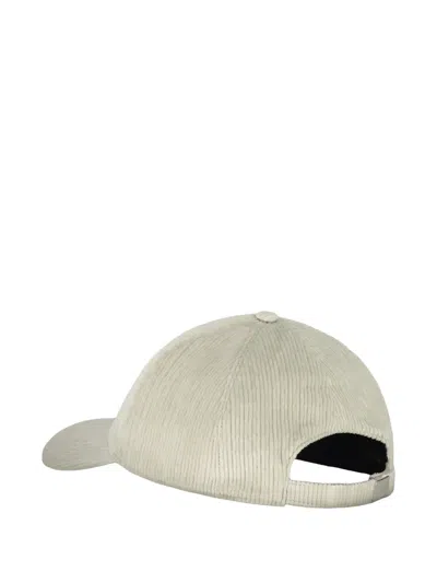Moorer Corduroy Cap In Neutral