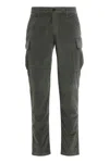 Moorer Brody-vll Corduroy Cargo Pants In Green