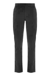 Moorer Carlon-ves Corduroy Trousers In Gray