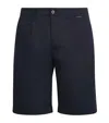 Moorer Cotton-blend Alicudi Shorts In Blue