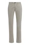 Moorer Cotton Blend Pants In Gray