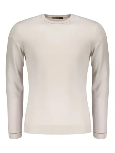 Moorer Cotton Sweatshirt In Neutral