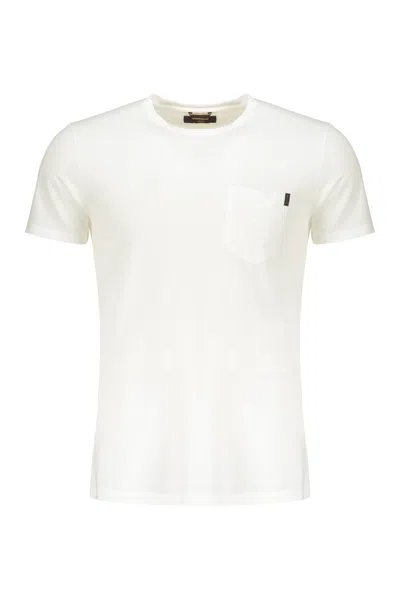 Moorer Cotton T-shirt In White