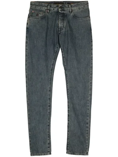 Moorer Credi-01a Slim-cut Jeans In Blue