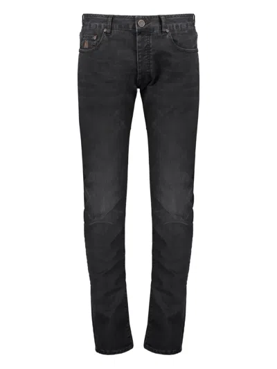 Moorer Credi Slim-fit Jeans In Black