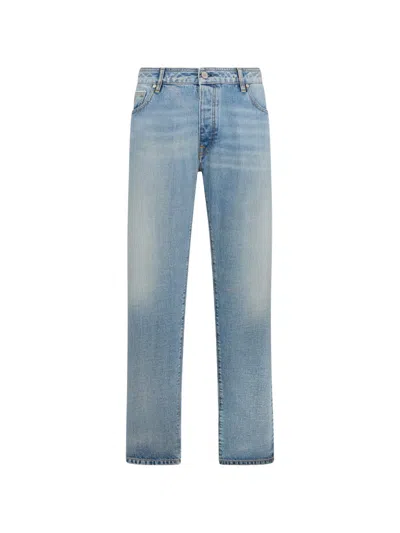 Moorer Credid Five-pocket Jeans In Blue