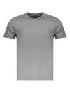 Moorer Grey Mens T-shirt In Lightweight Fabric In Gray
