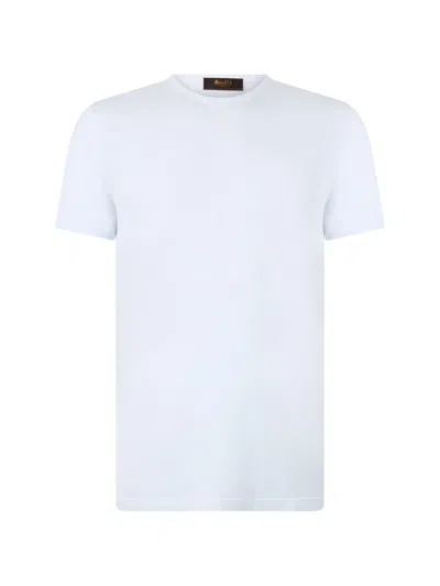 Moorer Crew-neck T-shirt In White