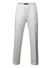Moorer Crispin Drawstring Track Pants In White
