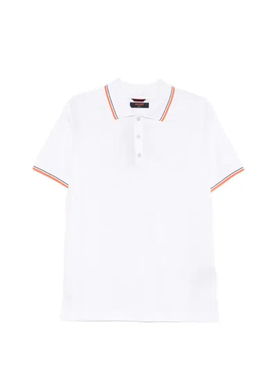 Moorer Cypress Polo Shirt In White