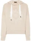Moorer Damla-sft Cotton Hoodie In Neutrals
