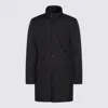 Moorer High Collar Long Sleeves Side Pockets