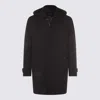 Moorer Stylish Outerwear With Hood And Pockets In Black