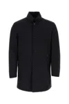 Moorer Dark Blue Nylon Blend Hektor Jacket In Blue