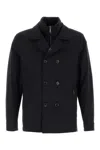 Moorer Dark Blue Nylon Blend Volmer Jacket