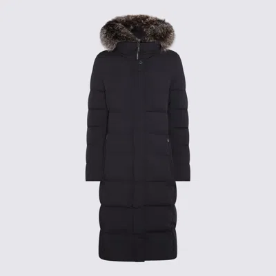 MOORER DARK BLUE ZAGARA DOWN JACKET