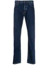 MOORER DARK-WASH STRAIGHT-LEG JEANS