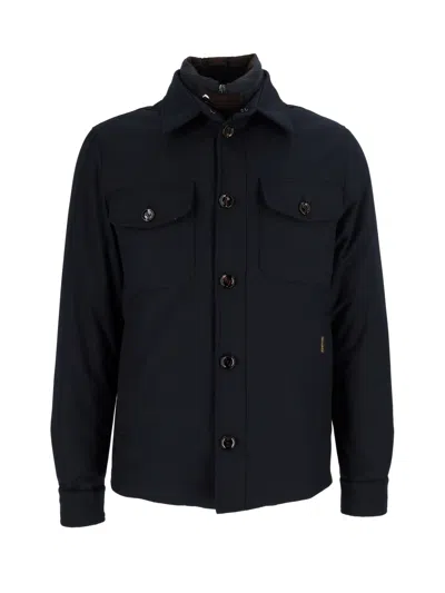 Moorer Dasson-pum Jacket In Black