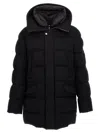 Moorer Hooded Padded Jacket In Black