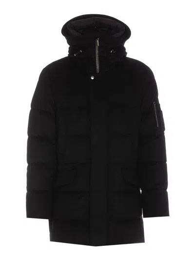 Moorer Davide Heavy Jacket In Black