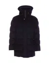 Moorer Davide Heavy Jacket In Blue