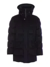 Moorer Davide Heavy Jacket In Blue