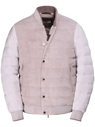 Moorer Deam-uro Jacket In Nude