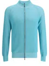 Moorer Dean-sia Cardigan In 蓝色