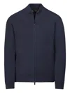 Moorer Dean-ws3 Ribbed Cardigan In Blue