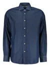 Moorer Denim Shirt In Blue