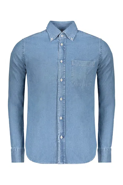 Moorer Denim Shirt In Blue