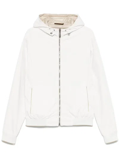Moorer Dennys Jacket In White