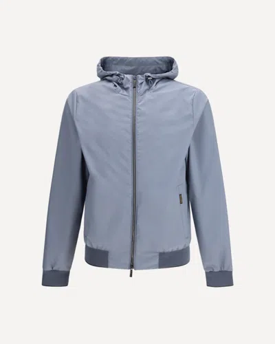Moorer Denon-stp Nylon Jacket In Blue