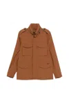 Moorer Denver Flap-pocket Jacket In Brown