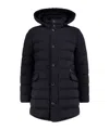 Moorer Calandri-kn Down Jacket With Removable Hood In Black