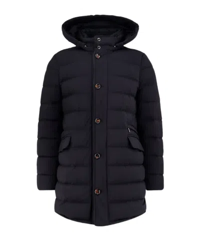 MOORER DETACHABLE HOOD DOWN JACKET