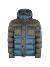 Moorer Devon Hooded Padded Jacket In Multi