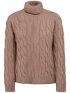 Moorer Dharma Sweater In Brown