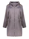 Moorer Long Parka In Gray