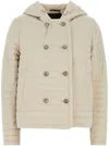 Moorer Sand Nylon Blend Dimea Down Jacket In Neutrals