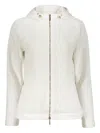 Moorer Full-zip Jacket With Hood In 白色