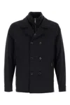 Moorer Dark Blue Nylon Blend Volmer Jacket