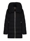 Moorer Dorado-fur-ls9 Flannel Jacket In Black