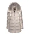 Moorer Dorado-fur-ls9 Down Jacket In Nude
