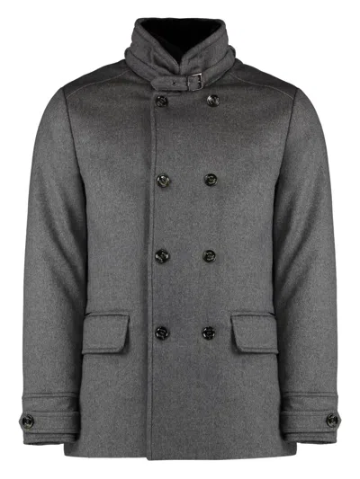 MOORER DOUBLE-BREASTED COAT
