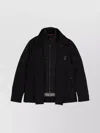 Moorer Double-breasted Coat High Collar In Black