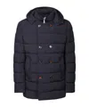 Moorer Double-breasted Down Jacket In Black