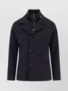 Moorer Double-breasted Jacket Lined Hidden Hood