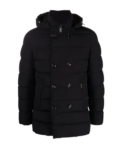 MOORER DOUBLE-BREASTED QUILTED DOWN JACKET